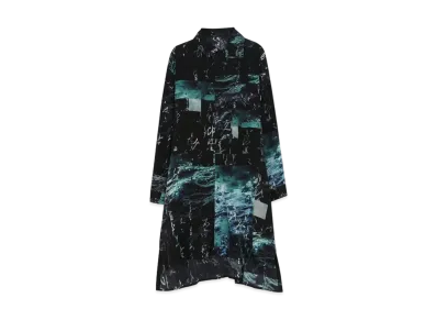 Yohji Yamamoto Y's RAYON R61 CALLIGRAPHY BLOUSE "Black"