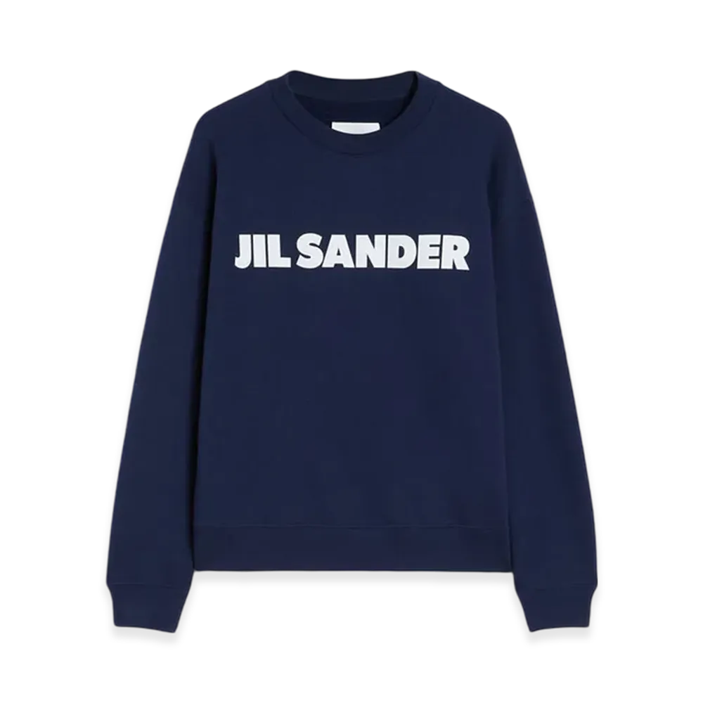 Jil Sander Logo Sweatshirt "Violet Night"