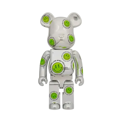MEDICOM TOY "BEARBRICK" WISH YOU A GOOD LIFE NICKTHEREAL 1000%
