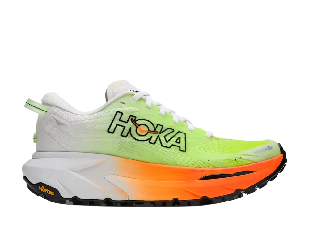 Hoka Women's Mafate 5 "Frost/Neon Tangerine"