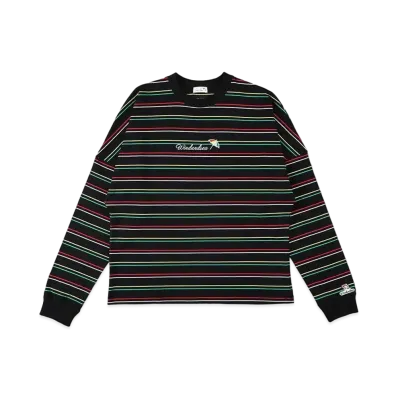 WIND AND SEA x ARNOLD PALMER L/S Multi Border Tee "Black"