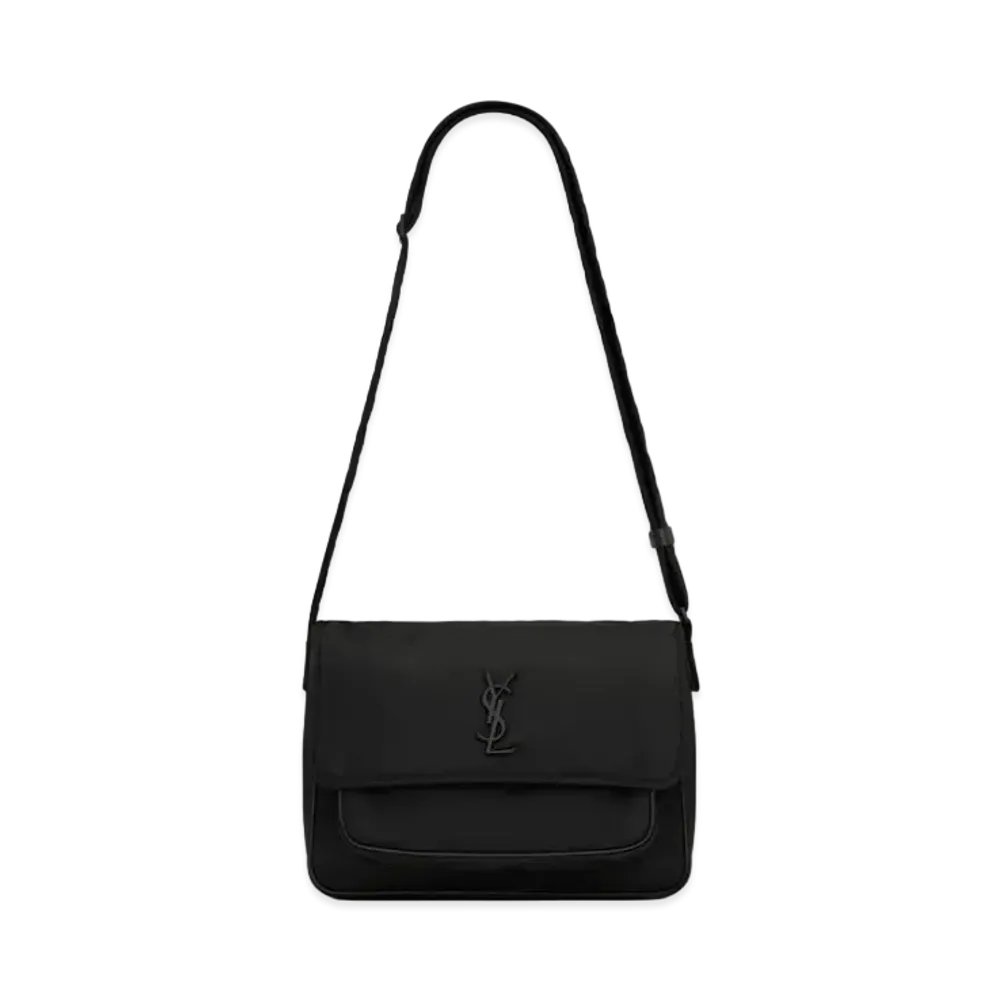 Saint Laurent Niki Messenger in Econyl "Black"