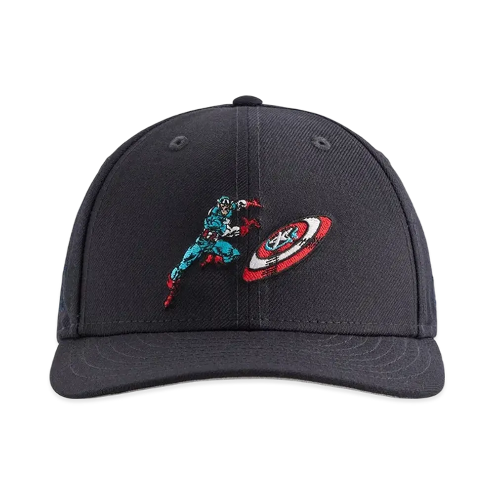 Kith x Marvel for New Era Captain America Low Profile 59FIFTY Fitted Cap "Nocturnal"