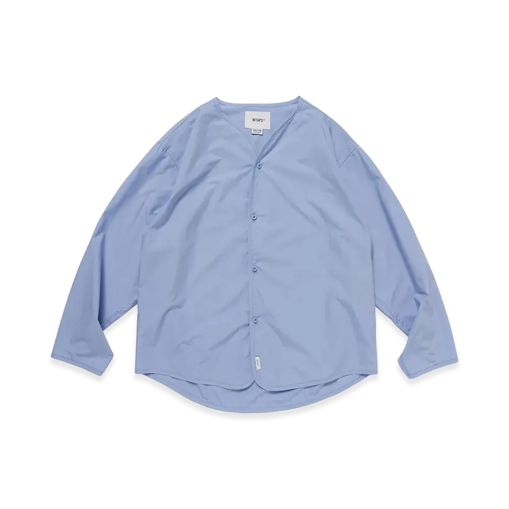 WTAPS Scout 01 / LS / Cotton. Broadcloth "Blue"