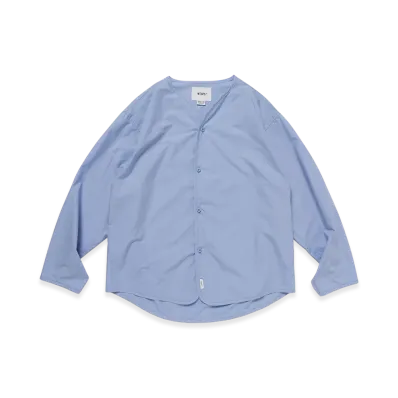 WTAPS Scout 01 / LS / Cotton. Broadcloth "Blue"