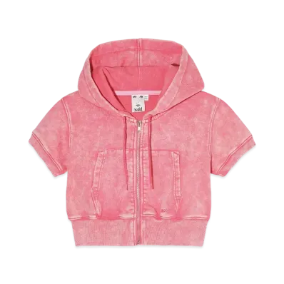 X-Girl Compact S/S Hoodie "Pink"