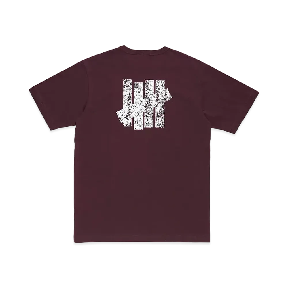 UNDEFEATED CHAMPION DISTRESSED ICON SS TEE - C8-V321 "Burgundy"