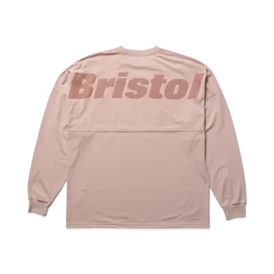 F.C.Real Bristol Big Logo L/S Baggy Tee "Pink"
