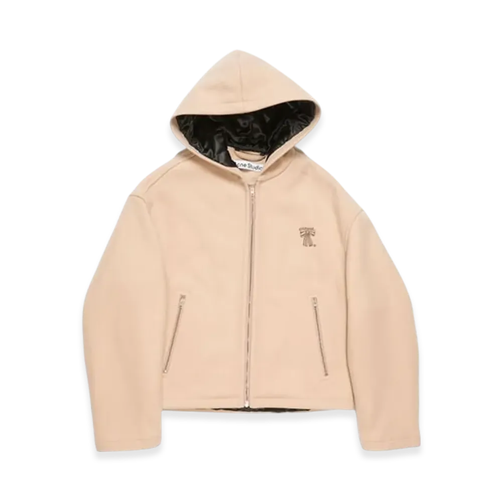 Acne Studios Hooded Wool Jacket "Camel Beige"
