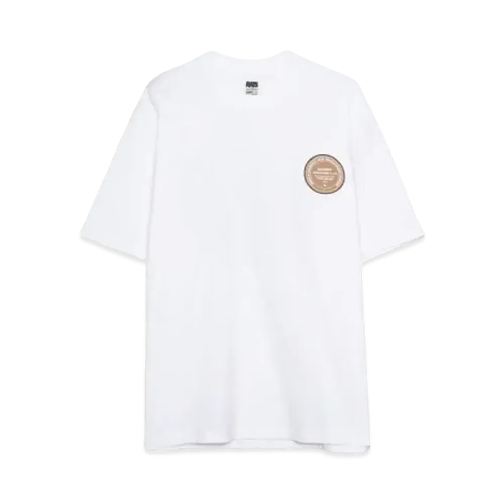 RATS CIRCLE MGM TEE "WHITE x BROWN"