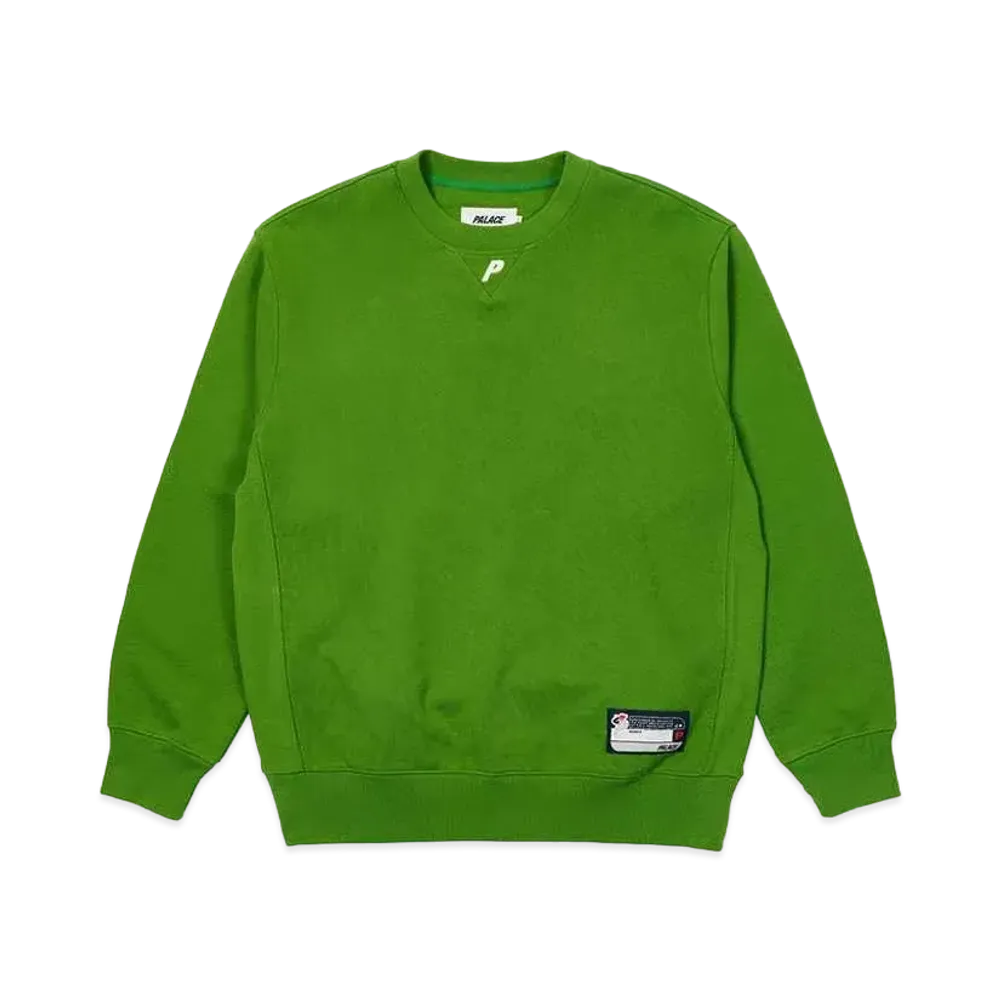 PALACE P NECK CREW "Dark Green"