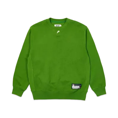 PALACE P NECK CREW "Dark Green"
