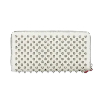 Christian Louboutin Panettone Studs Wallet "White/Red"
