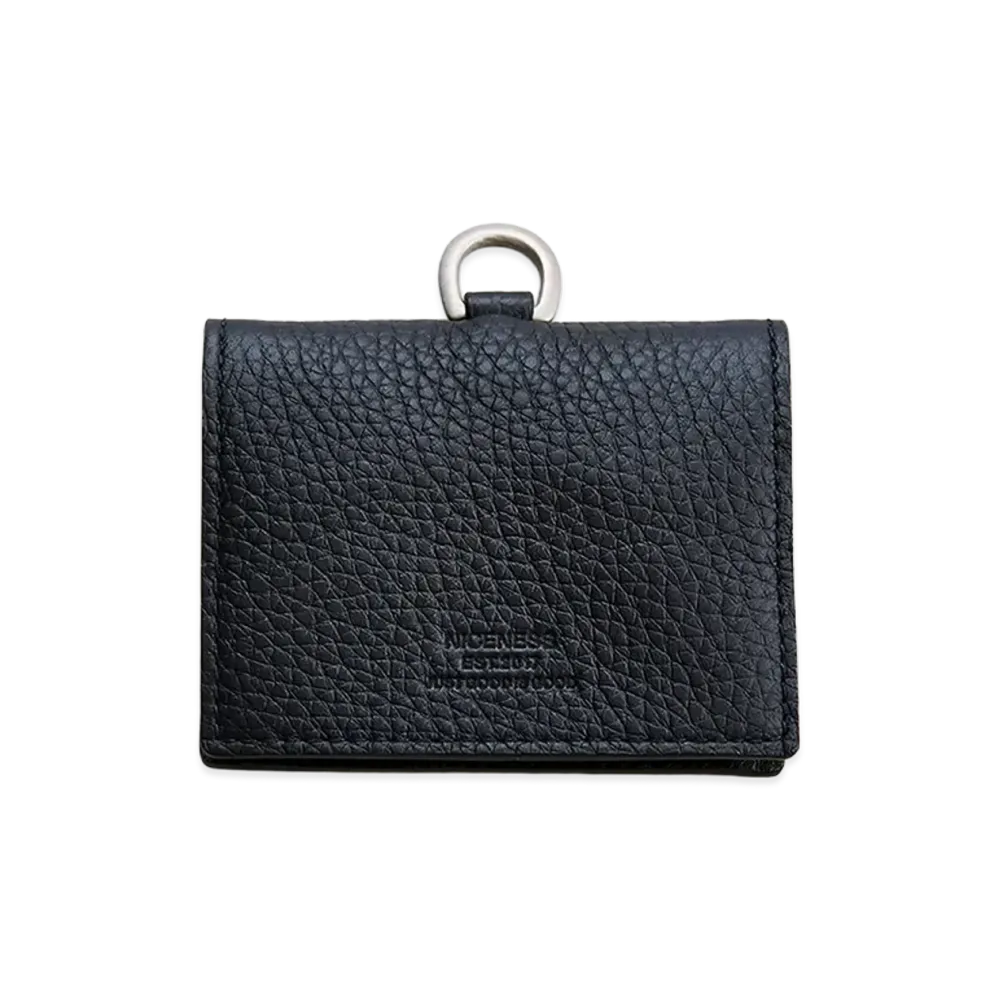 NICENESS H.Jello Cow Leather Coin Case "Black"