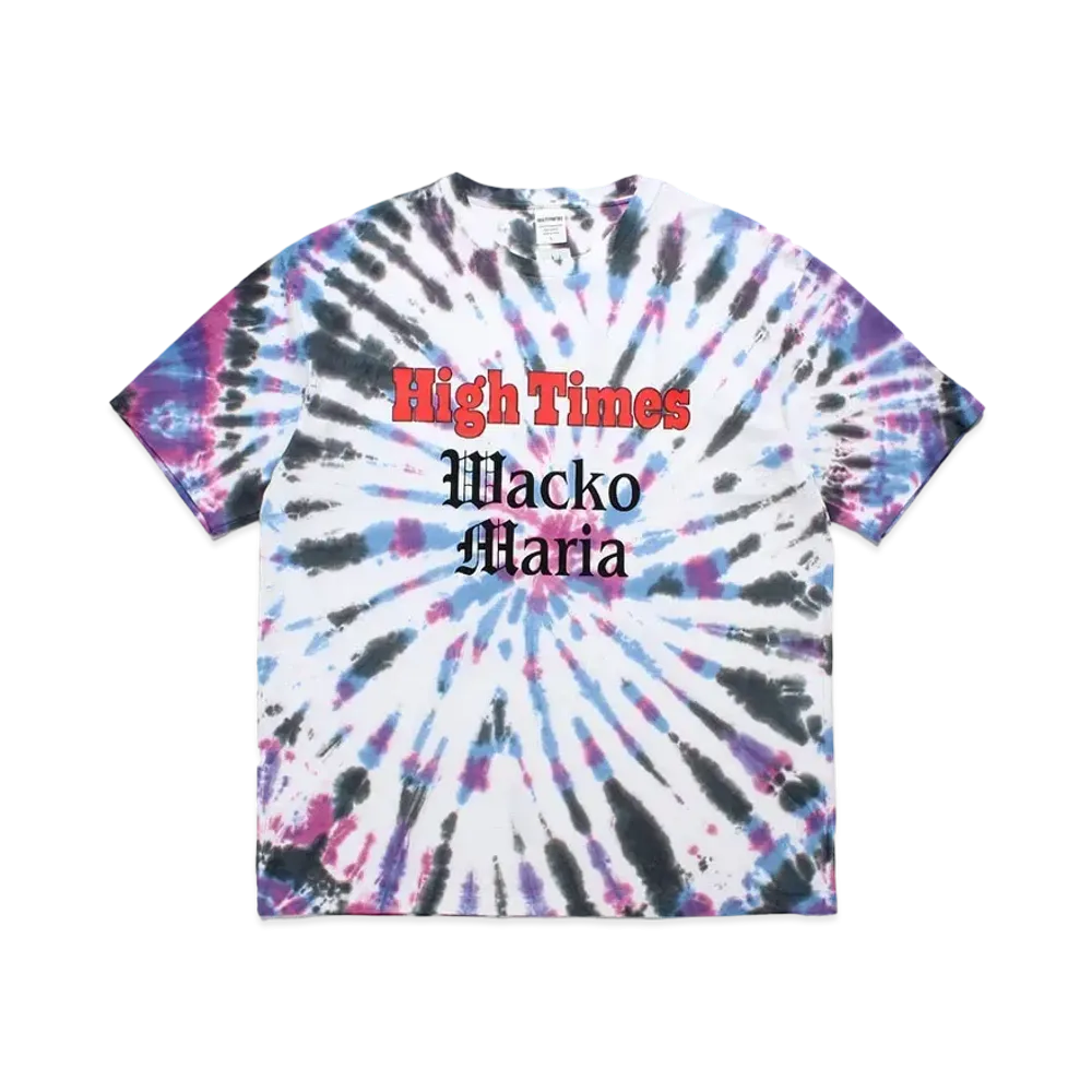 WACKO MARIA High Times / Tie Dye T-Shirt "Multi"