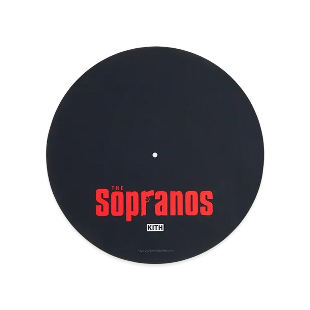 Kith x The Sopranos Vinyl Slip Mat Cover "Black"