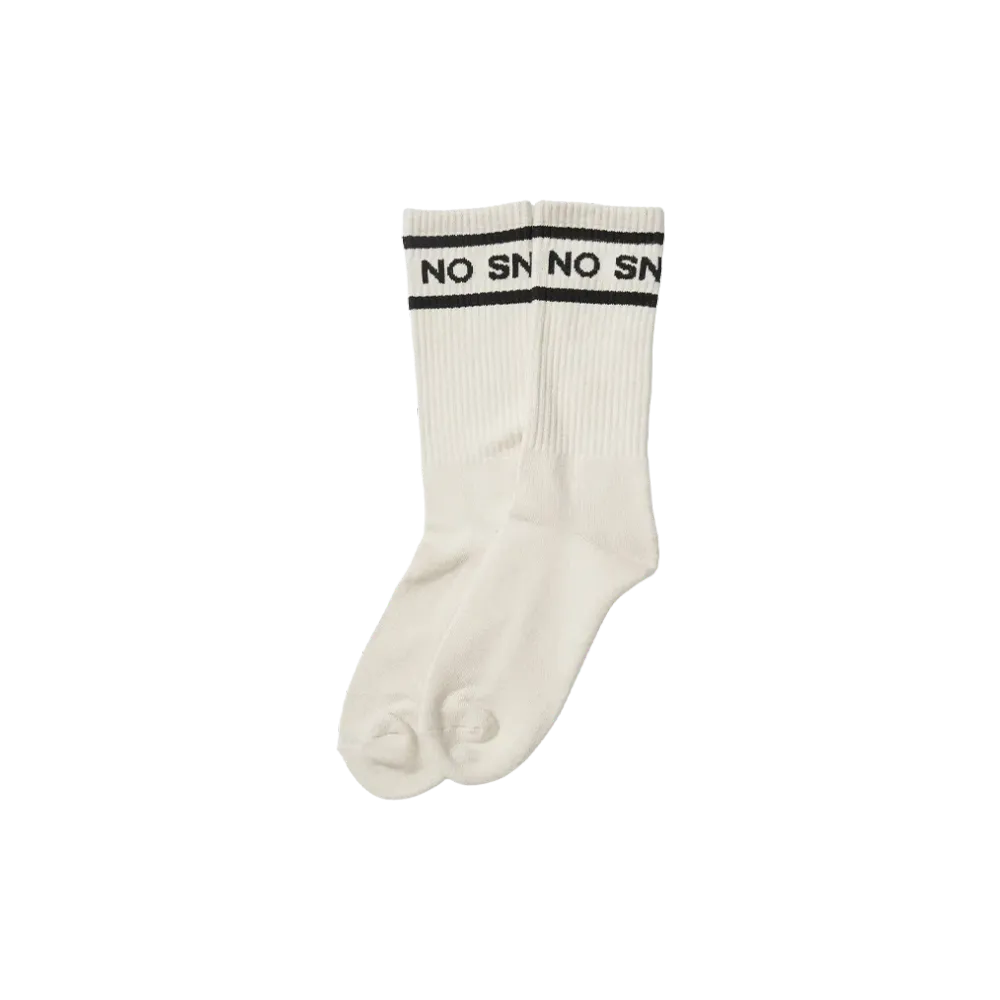 NO COFFEE \ NO SNEAKER SOCKS "IVORY"