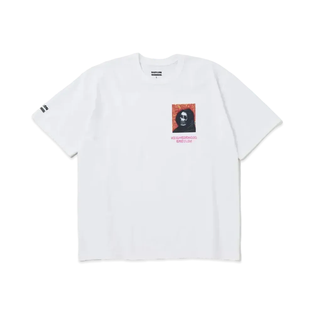 NEIGHBORHOOD x BABYLON . Tee SS-3 "White"