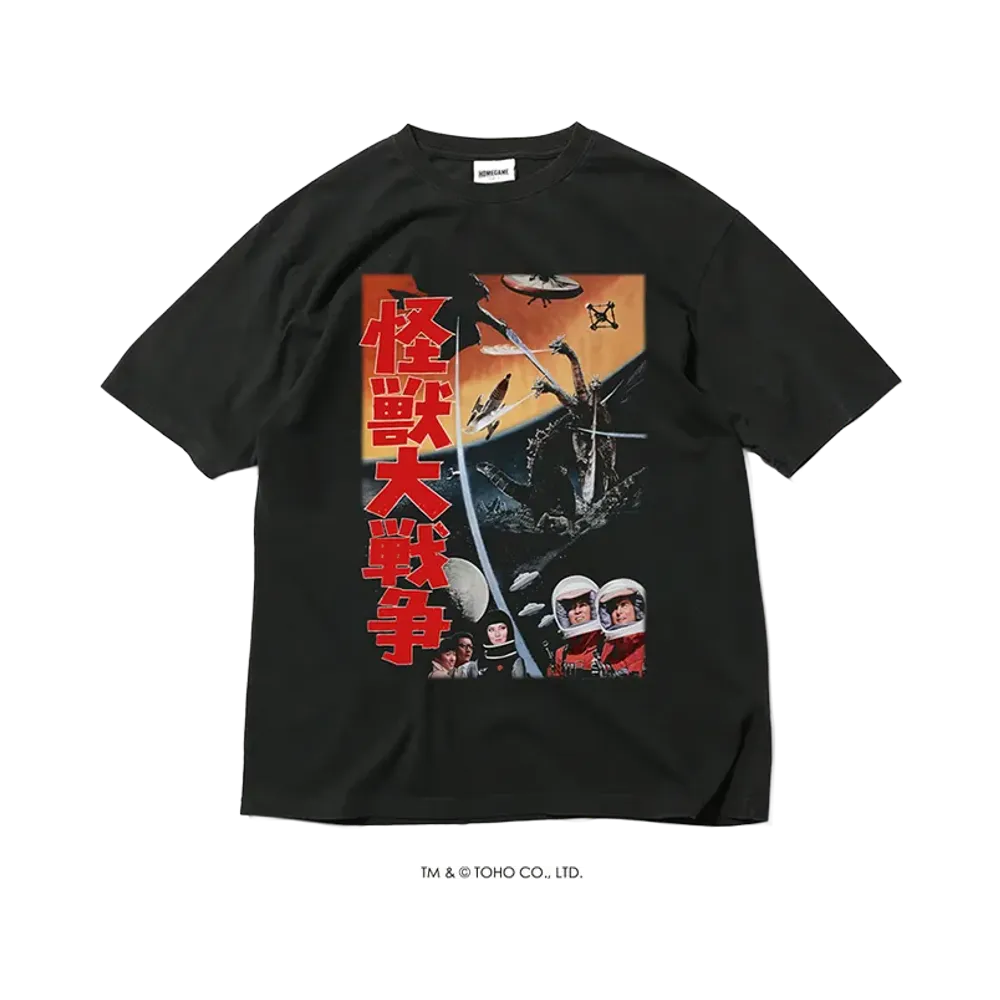GODZILLA | HOMEGAME \ 1965 怪獣大戦争 TEE BLACK