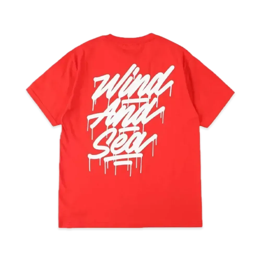 It's A Living x WIND AND SEA Tagging Tee "Red"