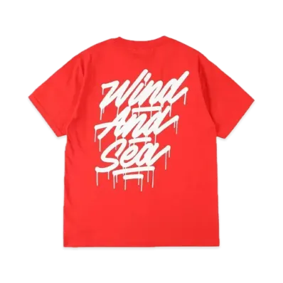 It's A Living x WIND AND SEA Tagging Tee "Red"