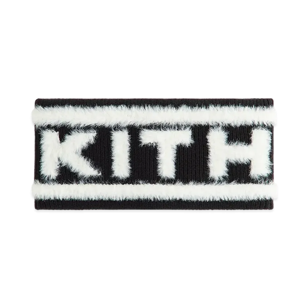 Kith Women Jacquard Rib Headband "Black"