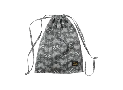 NEEDLES String Bag - Papillon Print "Black"