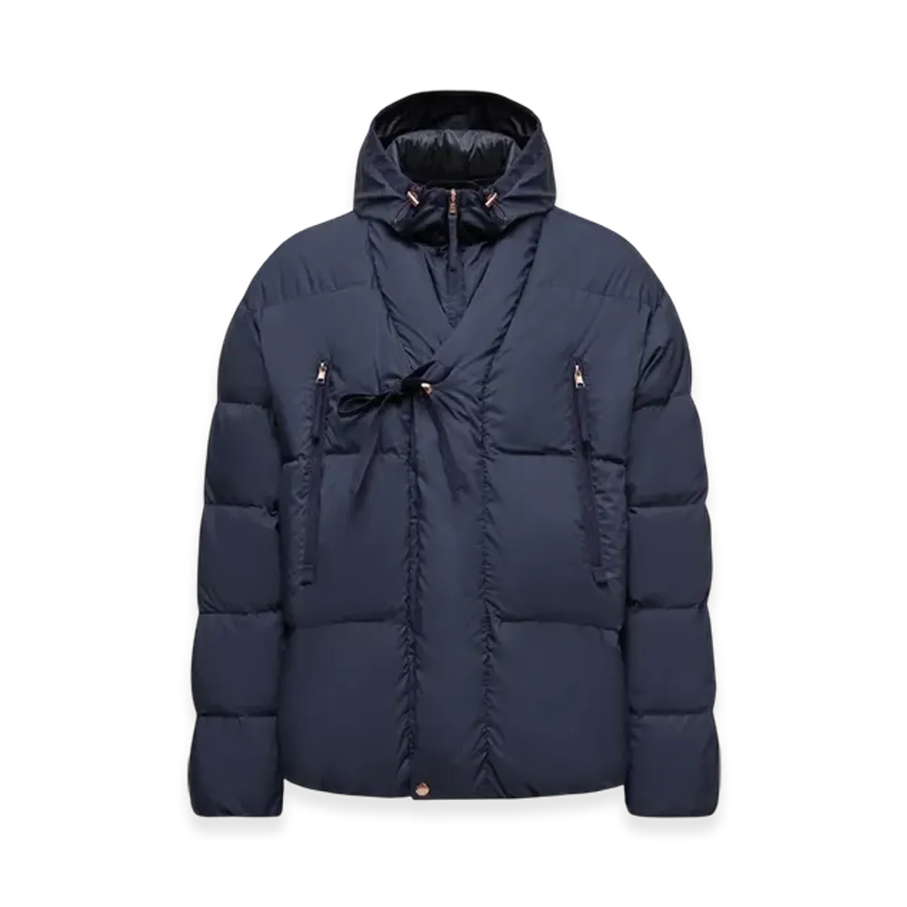MONCLER x Gilga Farm by Donald Glover Tangelo Short Down Jacket "Navy"
