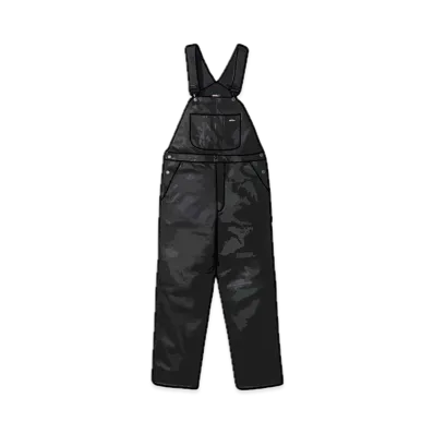 Supreme x Dickies Leather Overalls "Black"