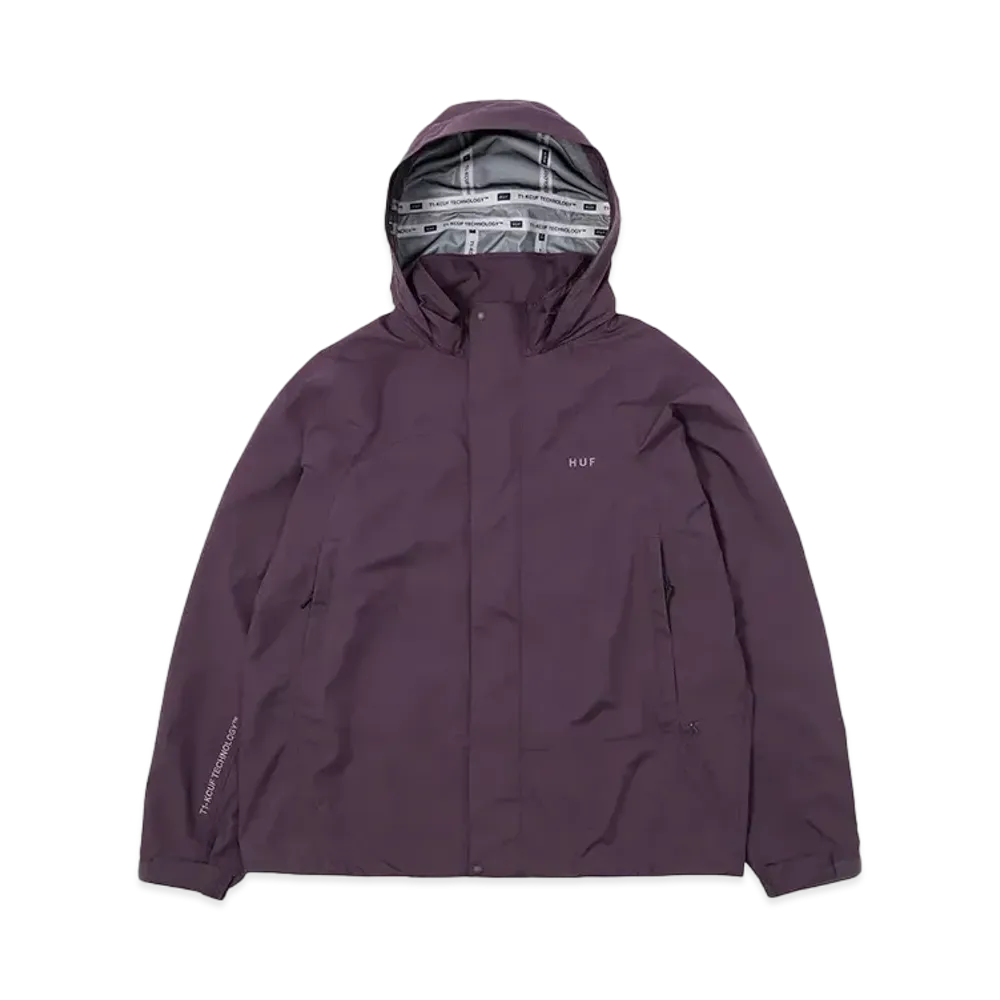 HUF OG Logo 3L Shell Jacket "Raisin"