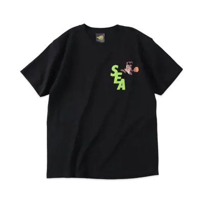 WIND AND SEA SPACE JAM (SPACE JAM-TASMANIAN DEVIL) S/S TEE "Black"