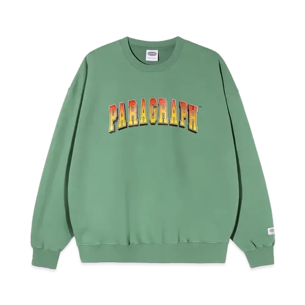 Paragraph Gradient Typo Crew "Green"