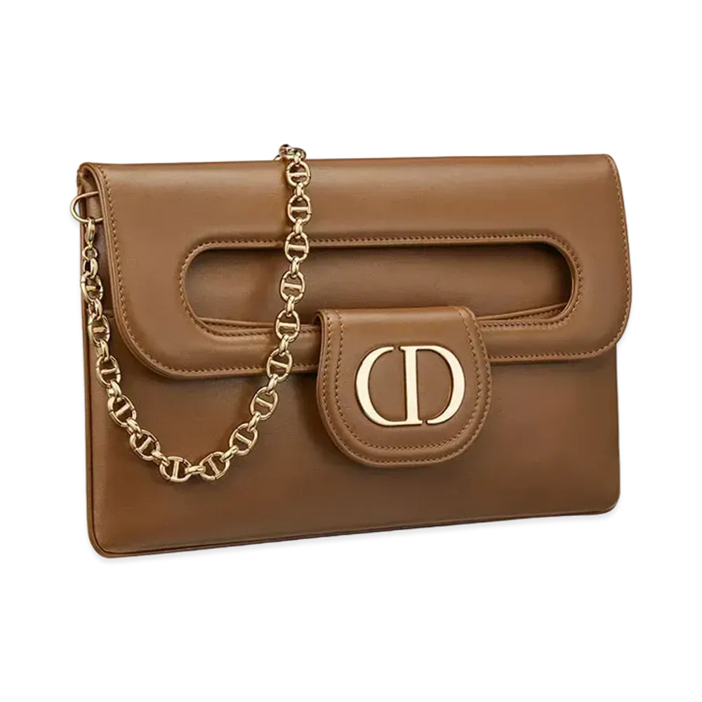 Dior Medium DiorDouble Bag "Brown"