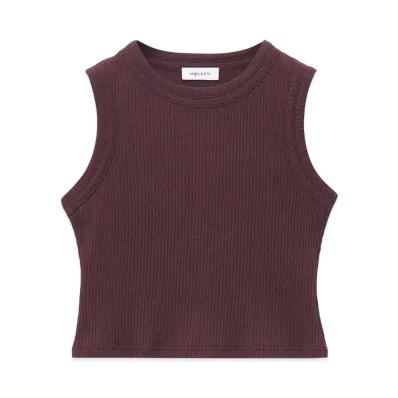 Alexander McQUEEN Tank Top "Burgundy"