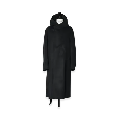 Yohji Yamamoto POUR HOMME W/Ca Beaver Hooded Coat "Black"