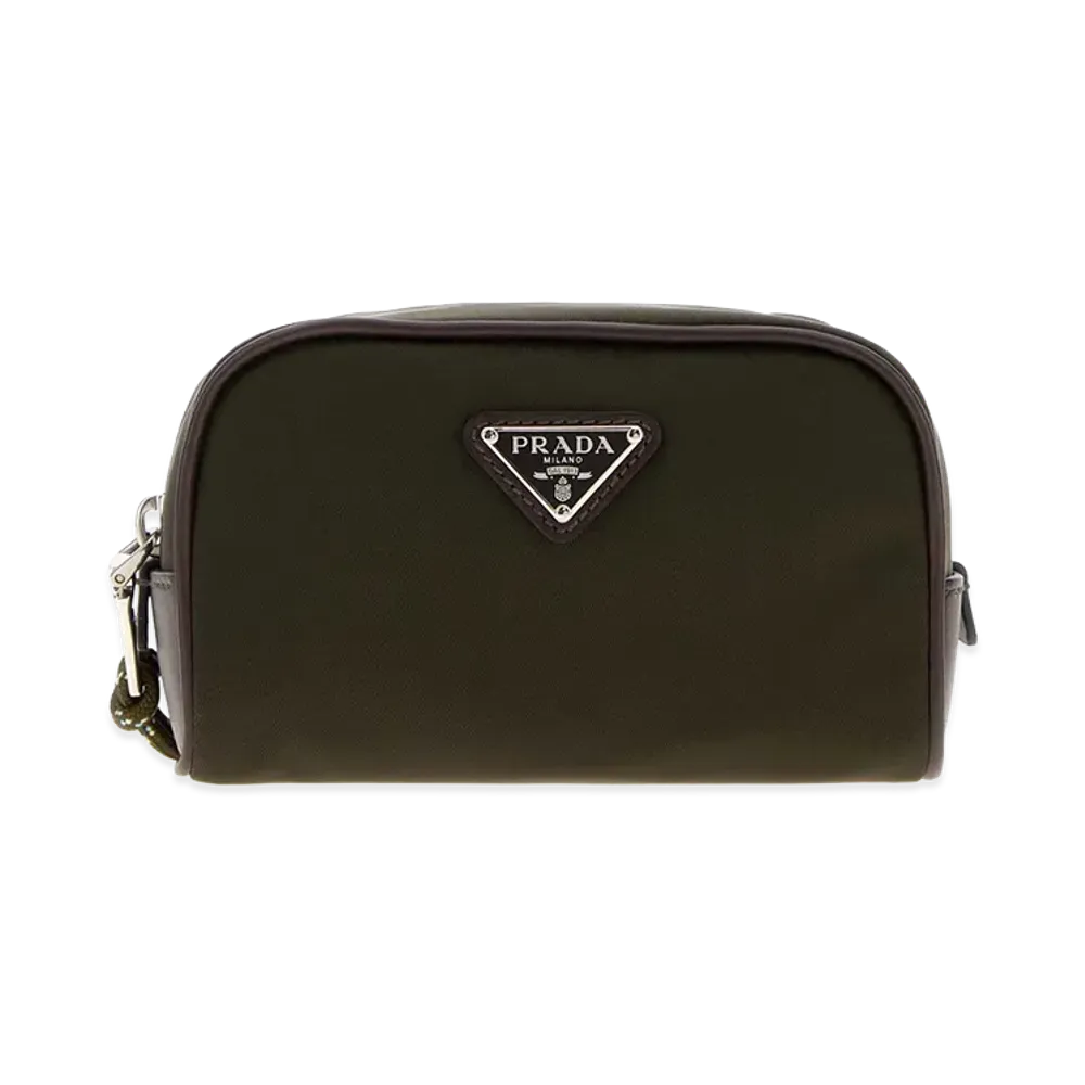 PRADA Fabric Beauty Case "Olive Green"