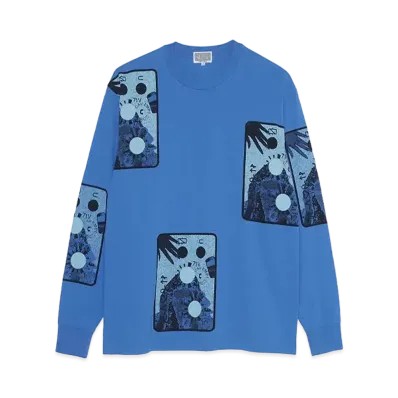 Cav Empt (C.E) 71V LONG SLEEVE T "Blue"