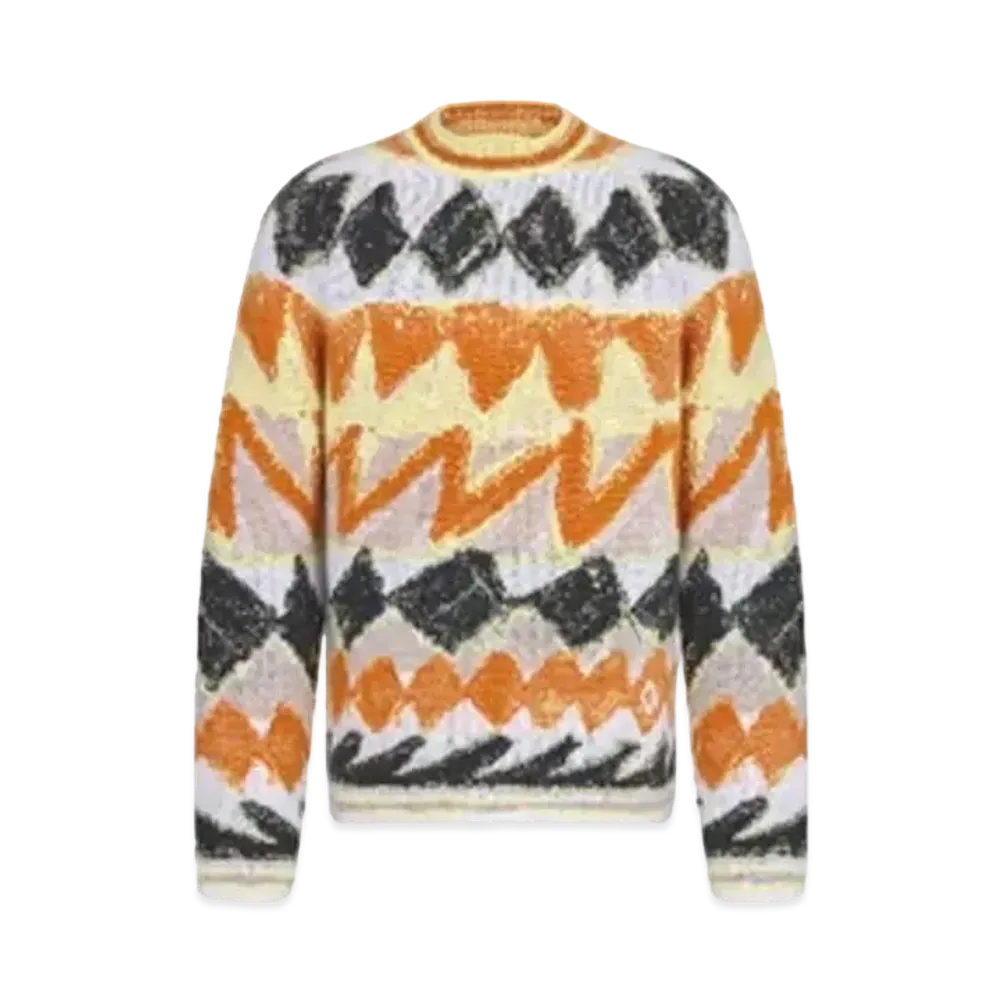 Dior x Peter Doig Sweater Wool and Cashmere Jacquard "Multi Color"