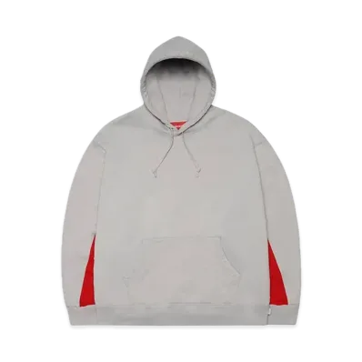 Supreme Cropped Panels Hooded Sweatshirt "Grey"