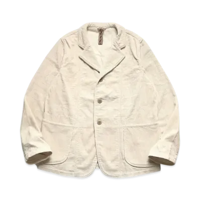 KAPITAL 9W Corduroy Foschlumoshiri Hospital Jacket "Kinari"