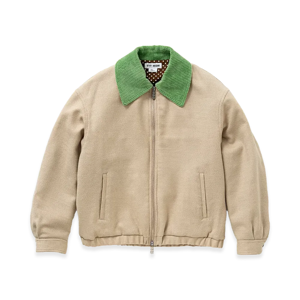 TTT MSW Big Collar Work Jacket "Beige"