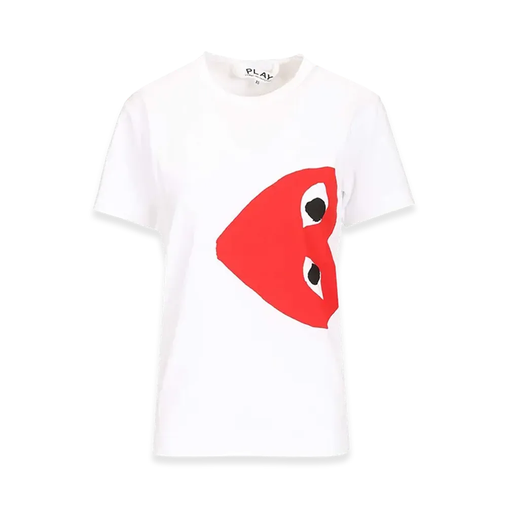 PLAY COMME des GARCONS Cotton T-Shirt "White"