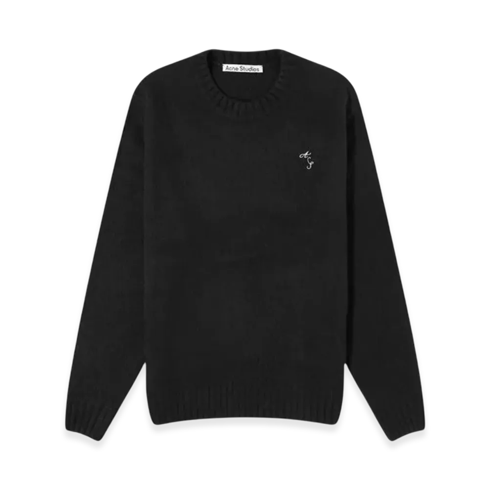 Acne Studios Crew Neck Wool Jumper "Black"
