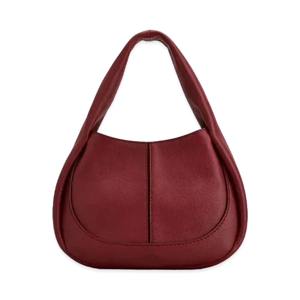 TOD'S Shirt Hobo Bag Small "Red"