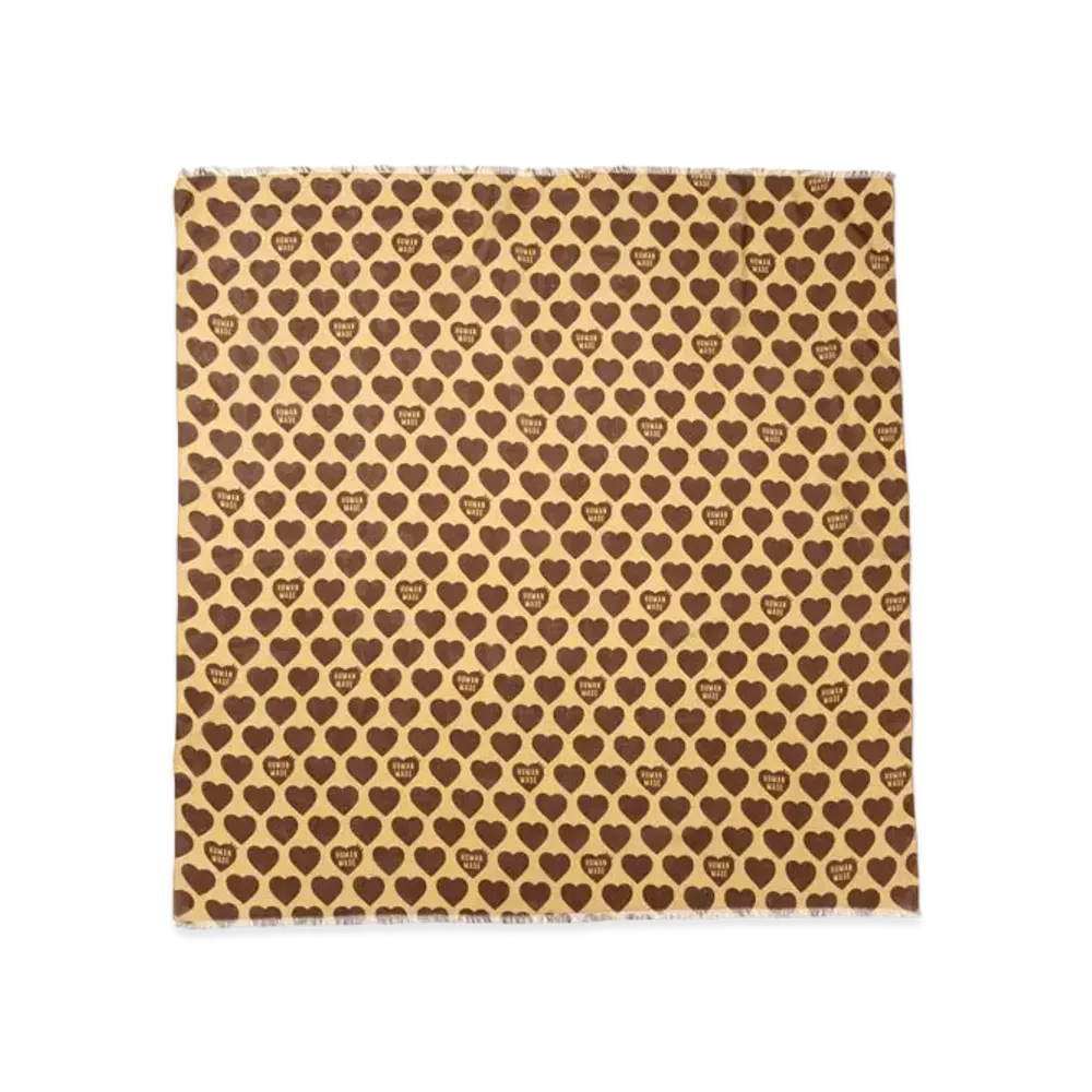 HUMAN MADE Heart Stole "Brown"