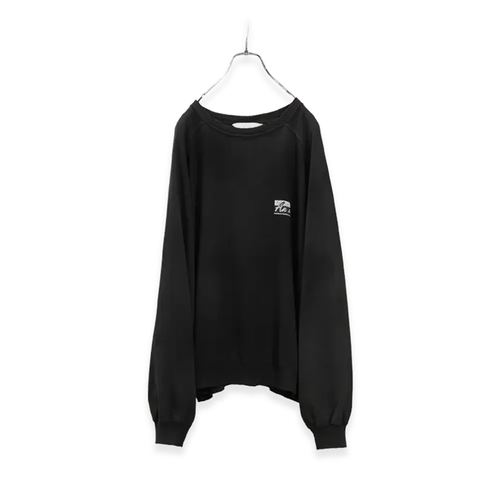 ANCELLM Light Loop Sweat Shirt "Black"