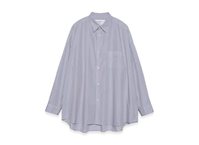 Graphpaper minus Botanical Dyed Broad L/S Oversized Regular Collar Shirt "Purple"