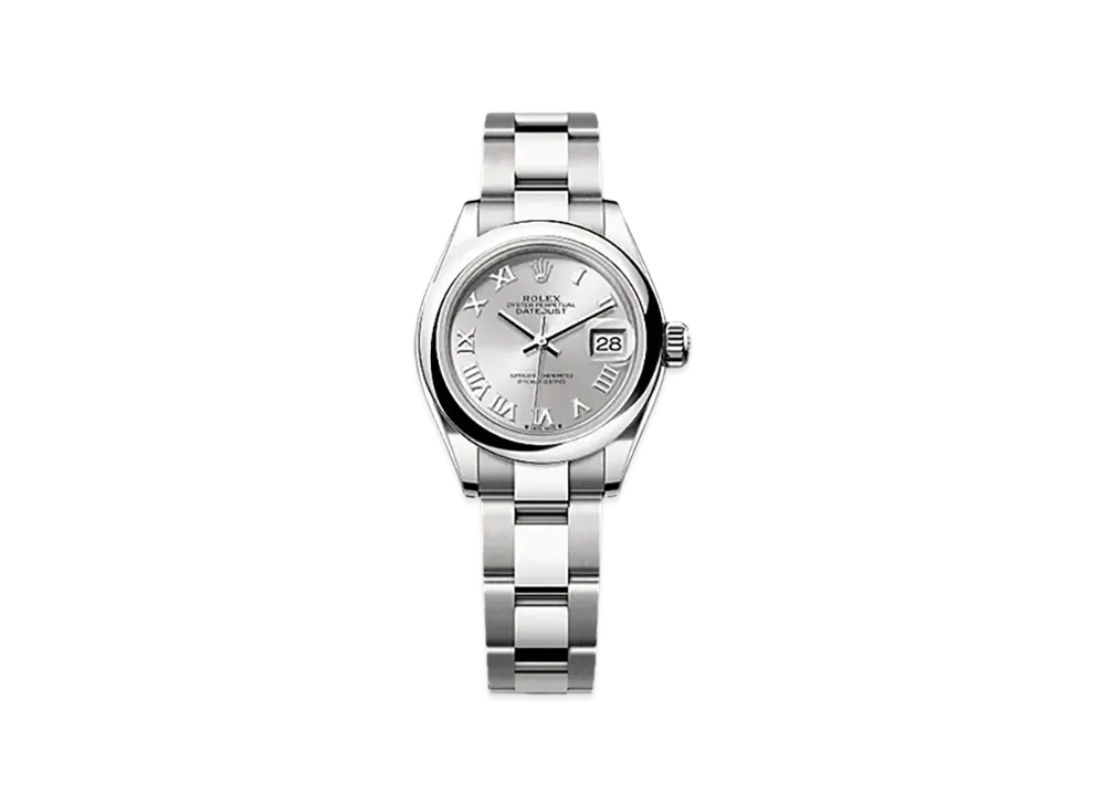 ロレックス レディ デイトジャスト オイスタースチール "グレー"