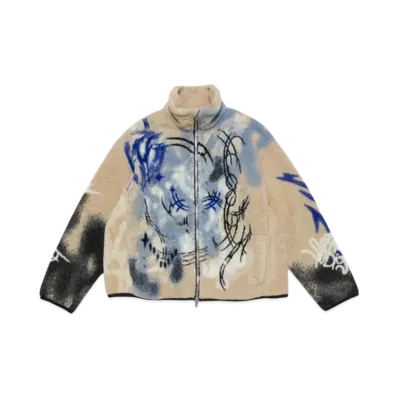 Acne Studios Teddy Jacquard Jacket "Beige"