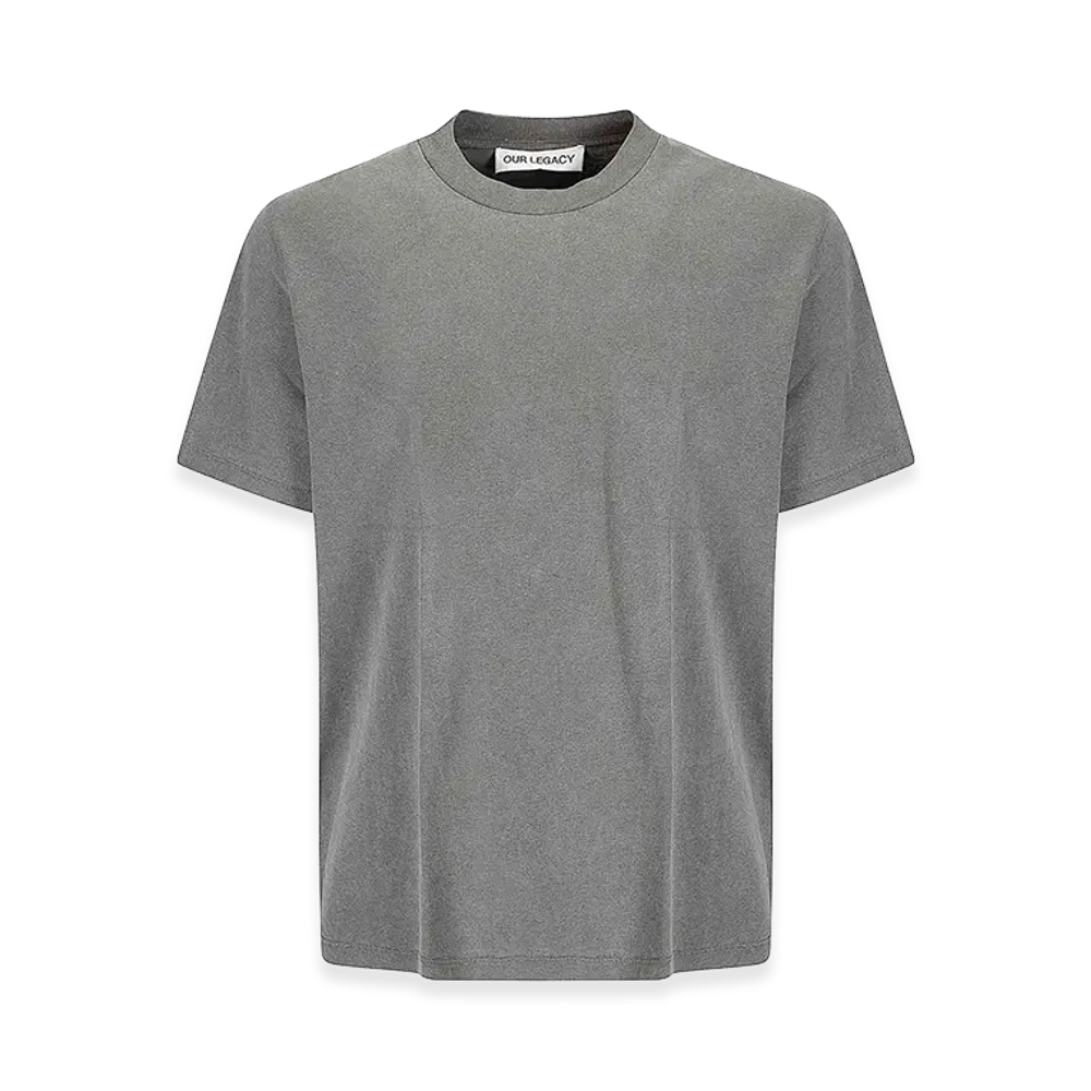 OUR LEGACY "Box" Crewneck T-Shirt "Green"